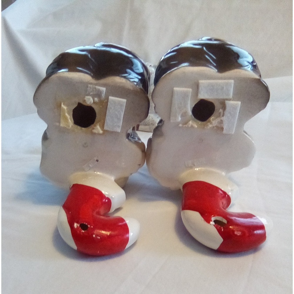 Vintage House of Lloyd,Ceramic Puppy Dog Christmas Stocking Holders,contains (2) - Picture 4 of 8